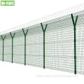 Powder Coated Galvanized Airport Welded Wire Mesh Fence